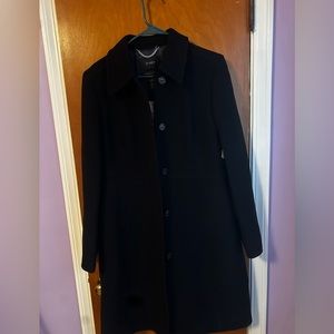 New lady day topcoat in Italian double-cloth wool blend
